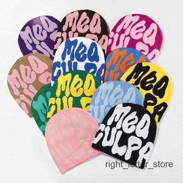 Ball Caps Women Y2K Beanies Fashion MEA Culpas Capsini Kpop Cappucce KPOP QUALITÀ CALDO DISEGNIO CALDO GORROS SENSE SENSE NACHE CAP RIEGNO RIGHT_LETTER_STORE