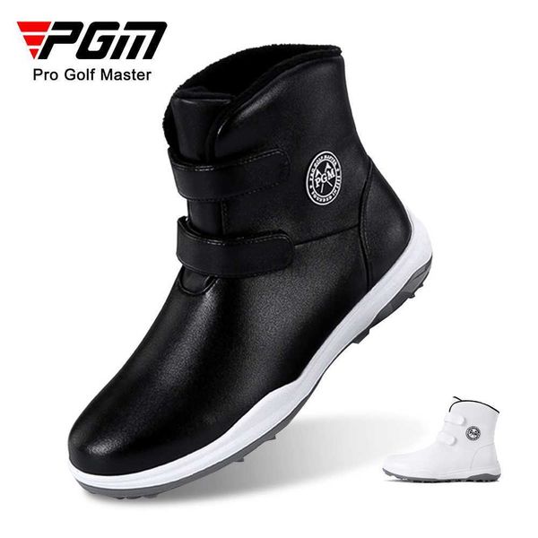 Altri prodotti da golf Pgm Scarpe da golf da donna con fodera in pile Materiale impermeabile e suola antiscivolo adatte per essere indossate negli sport autunnali e invernali HKD230727