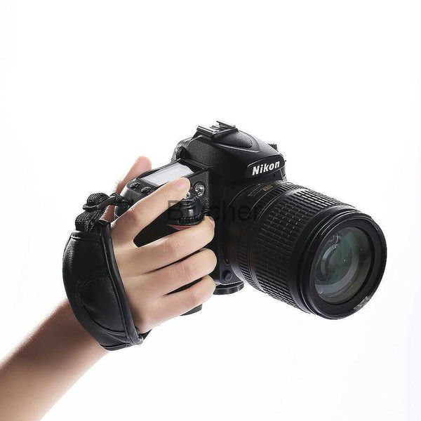 Kamerataschenzubehör Universal-Handgriff aus Leder für DSLR-Kameras Geeignet für CanonNikon Handschlaufe Kameragurt Gürtelzubehör Teil x0727