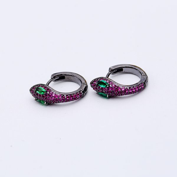 Stud CIZEVA Orecchini serpente arrivo per donna Vintage Black Gold Color Punk Ear Jewelry Cute Animal Accessori 230727