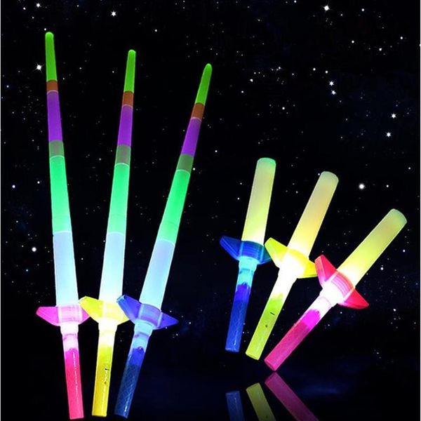 Parlak tezahürat öğesi Glow Sticks Işık Up Oyuncaklar Noel Bar Müzik Konser Partisi Malzemeleri 100 PCS Dekorasyon277m