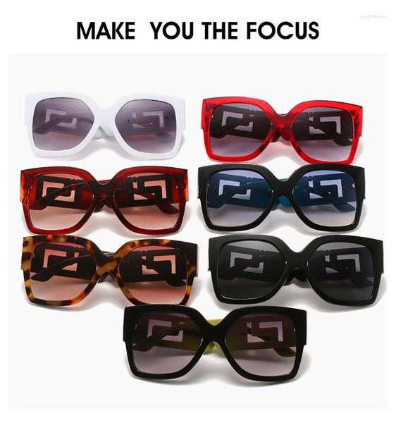 Солнцезащитные очки с квадратными ногами персонализированные рамки Iarge