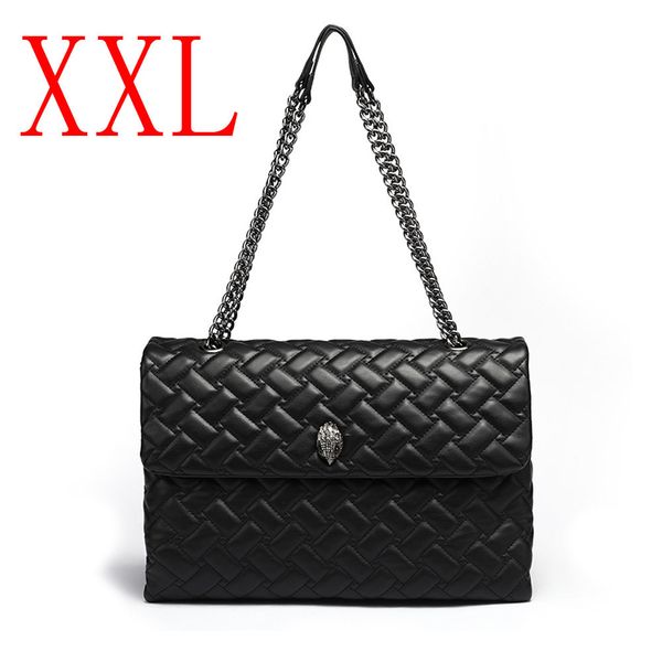 Abendtaschen Kurt G Luxus Damentasche Diamond Chain Messenger Bag UK London Design Eagle Bird Head Umhängetasche Große Kapazität 230728