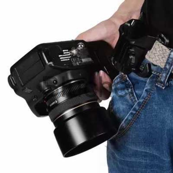 Аксессуары для пакета с камерой быстро загружая кобура вешалка быстрое ремешок для ремня для пояса кнопки для крепления камера камера камера для камеры для камеры Canon Nikon DSLR x0727
