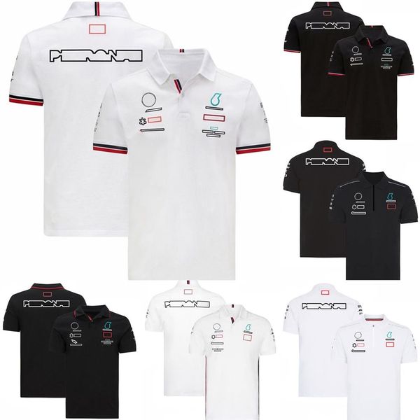 Neue F1-Poloshirts, Formel-1-Renn-T-Shirts, Team-Revers, kurzärmelig, für Autofans, übergroßes T-Shirt, Sommer, atmungsaktiv, Motocross-Jerse266Z