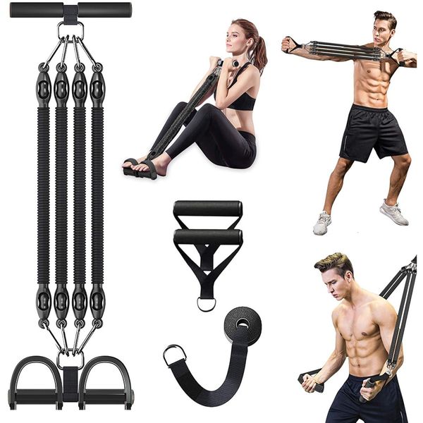 Faixas de resistência Conjunto de faixas de resistência para pedal Faixas de exercício com cabo elástico Equipamento de ginástica Expansor de musculação para treino de ginástica 230729