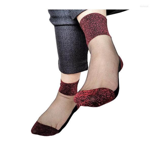 Erkek Çorap Tasarımı Erkekler İpek Sheer Pamuk Pamuk Glitter Yüksek Kalite İnce Resmi Seksi Eşcinsel Fetiş Koleksiyonu