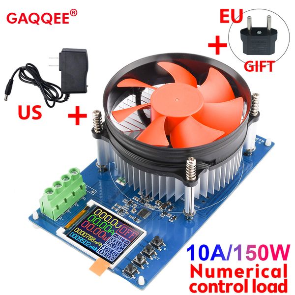 Altri strumenti elettrici Carico elettronico da 150 W Monitor del tester di capacità della batteria a 4 fili Schermo a colori TFT da 1,77 pollici Tester di scarica dell'alimentazione CNC Adattatore UE UE 230728