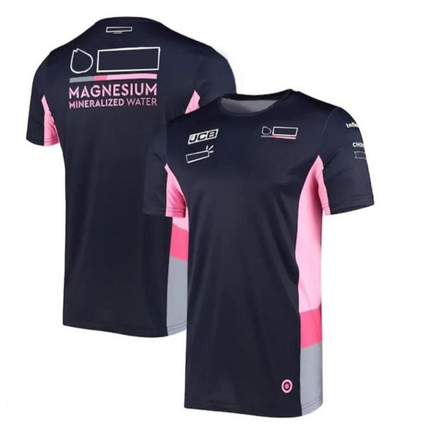 F1 T-shirt Team Racing Terno Manga Curta T-shirt Car Machine Running Logo Trabalho Manutenção Roupas Personalizar Mesmo Estilo288O