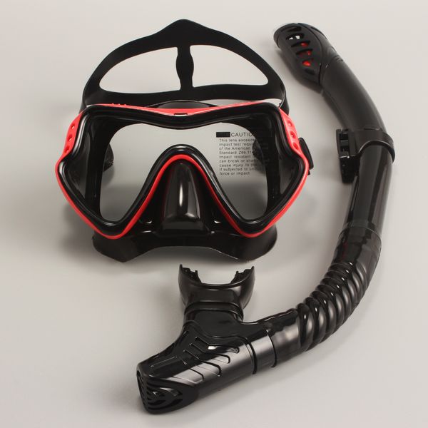 Tauchmasken JSJM Professionelle Schnorchel-Tauchmaske, Schnorchelbrille, Brille, Tauchbrille, Schwimmschlauch-Set, Schnorchelmaske für Erwachsene, Unisex, 230727