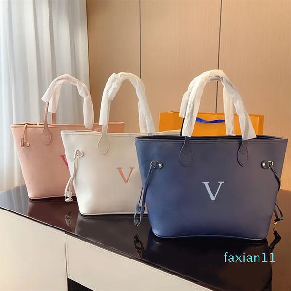 Due pezzi Luxury Designer Totes borse New Fashion Women Shopping bag modello grande capacità borsa casual borsa tote Borse a tracolla 32 cm