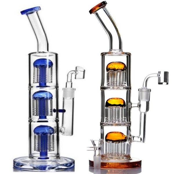 Water Glass bong pipe riciclatore oil rig dab rigs 9 