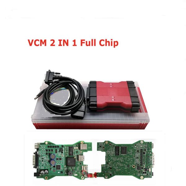 Full Chip VCM II 2IN1 V118 Arayüz VCM2 Teşhis Programlama Aracı204b