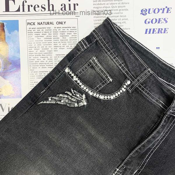 Damenjeans, hohe Taille, Damenjeans, 2022, modisch, sexy, gerade Hosen, Übergröße, bequeme Jeans, Retro, waschbar, schwarze Jeans, elastisch, Z230728