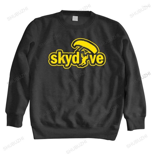 Felpe con cappuccio da uomo Felpa da uomo di marca a maniche lunghe in cotone di lusso da uomo Tuta da primavera Skydive Streetwear Top