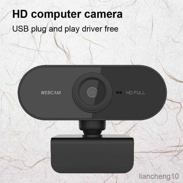 Webcams Ultimate Webcam 1080P Experimente chamadas de vídeo cristalinas completas com plugue de microfone Compatibilidade com a Web R230728