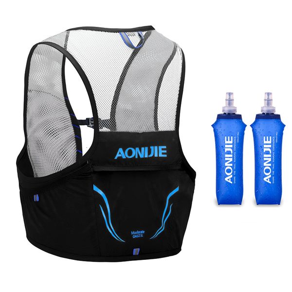 Bolsas para atividades ao ar livre AONIJIE C932 Mochila leve Colete para corrida Nylon Hidratação Bolsa Ciclismo Maratona Portátil Ultraleve Caminhadas 2,5L 230728