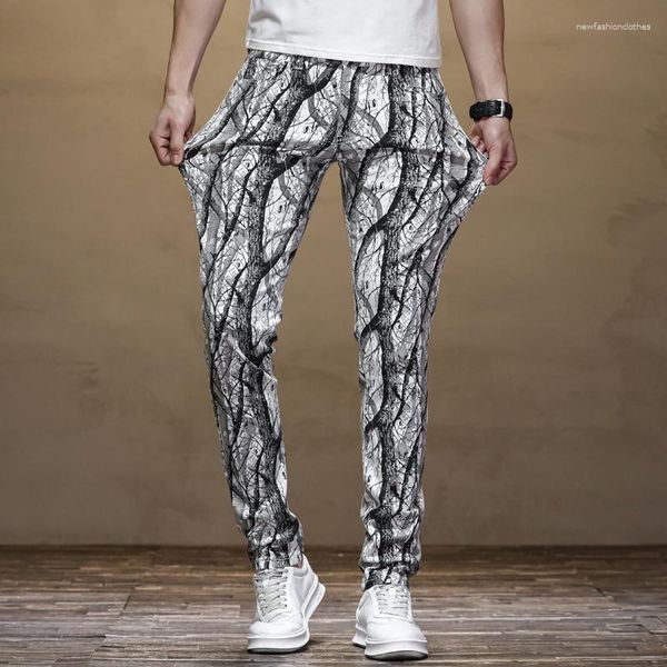 Jeans da uomo di alta qualità primavera autunno stampa pantaloni skinny da uomo anni '90 streetwear cowboy denim maschile designer di marca pantaloni hip-hop