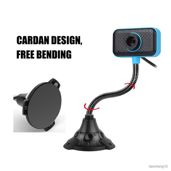 Веб -камеры компьютерной микрофона веб -камера портативная веб -камера для видео или онлайн R230728