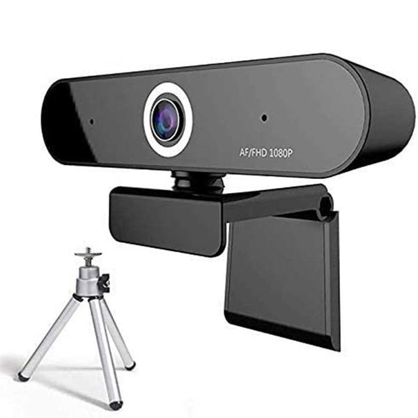 Webcams 1080P Webcam com Stream Webcam Câmera de computador para PC Laptop Videoconferência Gravação Streaming