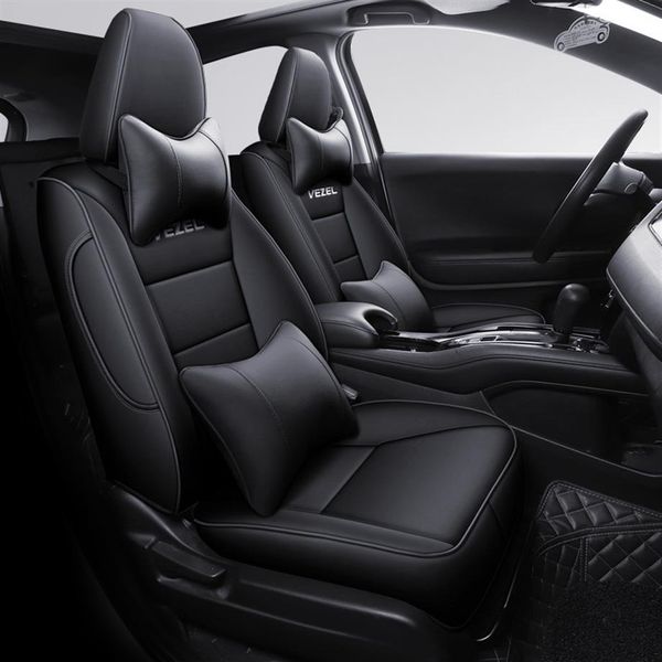 Capa de assento de carro personalizada para honda vezel HRV HR-V protetor de assentos almofada almofada tapete auto dianteiro traseiro estilo interior carros avançados Acce337K
