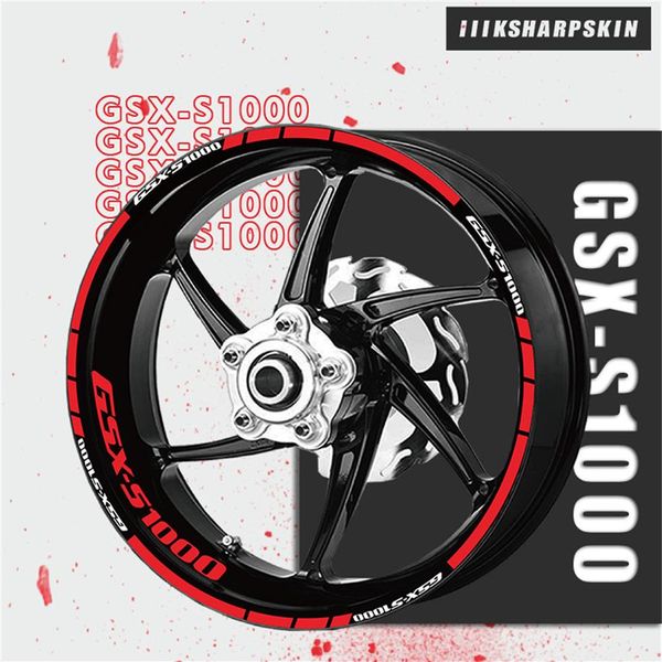 Мотоцикл внутренней кольцевой полоска солнцезащитные наклейки на стикерах колесо Протокол и наклейки на защитные пленки 20 шт. Для Suzuki GSXS1000 GSX-S243E