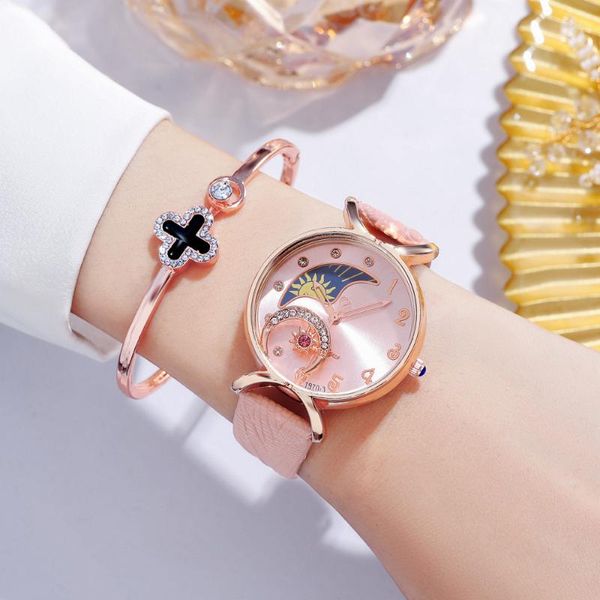 Armbanduhren Damen Mode Luxus Zeit Einzigartige Kreative Edle Design Uhren Casual Quarzuhr Für Frauen Damen Armbanduhr Montre Femme