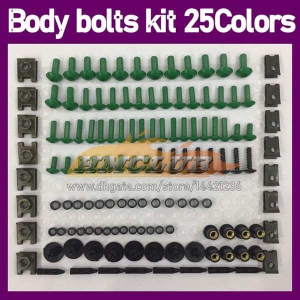 268PCS Motorrad Verkleidung Schrauben Voll Schrauben Kit Für KAWASAKI NINJA ZX10R ZX 10R 10 R ZX-10R 2011 2012 2013 2014 2015 komplette MOTO 250a