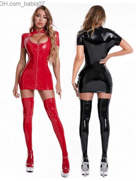 Sexy Set Exotic Adult Sexy Unitard Suit Women's Maid Cosplay Rabbit Sex Costume 18 Sexy indumento attillato Latex Set Catsuit Z230728