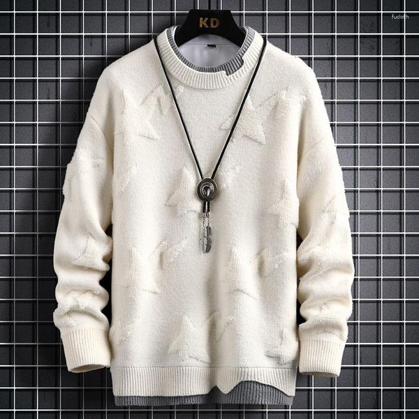 Maglioni da uomo 2023 Inverno Moda coreana Maglione Uomo Streetwear Dolcevita Cashmere Pullover High End Spessore Caldo Mens Natale