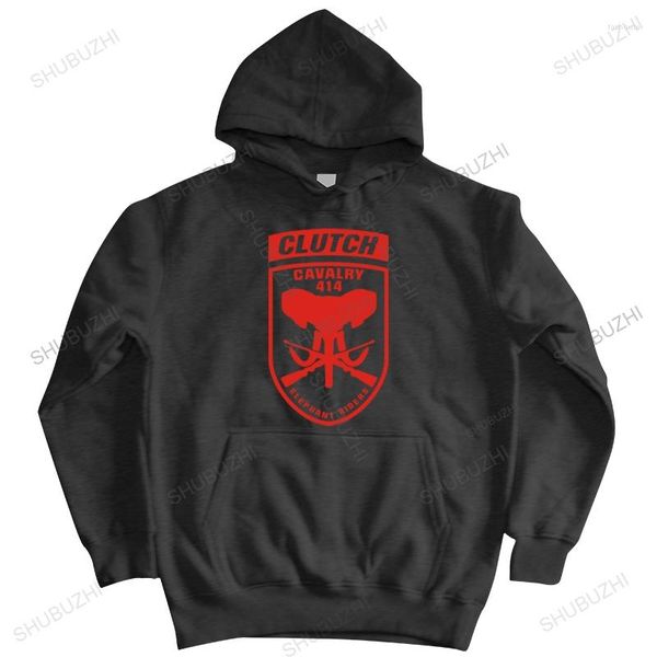 Erkek Hoodies Siyah Kapşonlu Ceket Erkekler Marka Giyim Baskı Debriyaj Fil Binicileri Erkek Sonbahar Sweatshirt Hoody Plus Boyut