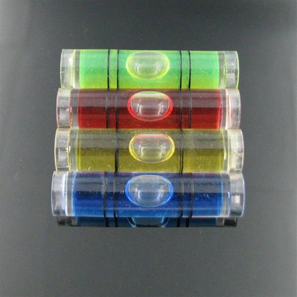 25 Stück, Los 9, 5, 40 mm, Kunststoffrohr, Wasserwaage, Wasserwaage, Blase, vier Farben, 282 Stück