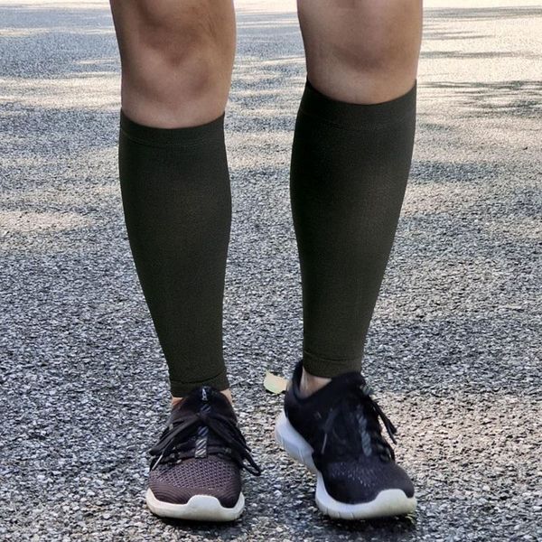 Sportsocken Laufen Leichtathletik Kompressionsärmel Bein Wade Männer Frauen Fußlose Strümpfe Krampfadern