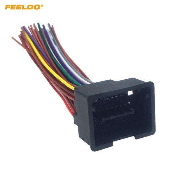 Feeldo Araba Radyo Audio 44pin Kurulum Kablo Kablo Dairesi Bağdaştırıcı Chevrolet Cruze Aveo Malibu ISO Stereo Kablo #6176272C