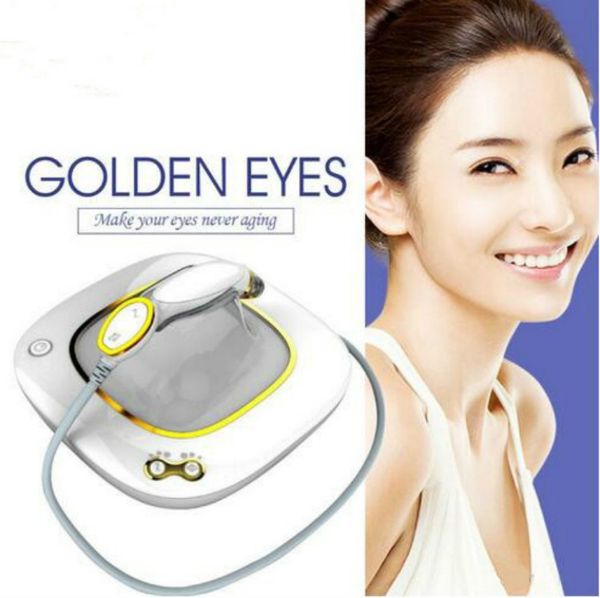 Outros equipamentos de beleza Vibração de RF Luz infravermelha Technoogy Olhos dourados Remoção de rugas Cuidados com os olhos Massageador Dispositivo de levantamento de olhos Rf