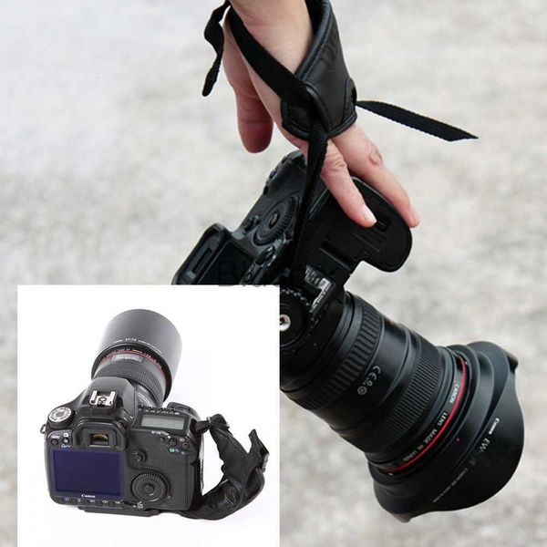 Kameratasche Zubehör 1pc Handgriff Kameragurt PU-Leder Handschlaufe für Kamera Fotografie Zubehör für DSLR x0727