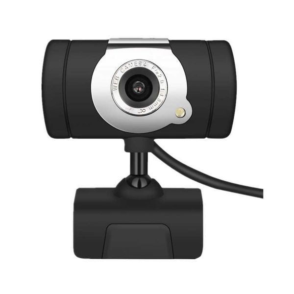 Webcams webcam câmera com microfone luzes visão para computador portátil foco manual webcam para windows