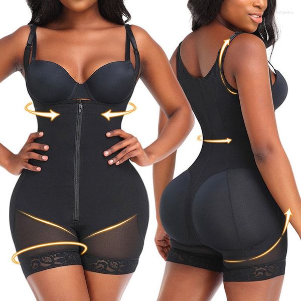 Damen Shapers Shapewear für Frauen Bauchkontrolle Fajas Colombianas Body Shaper BuLifter Bodysuit Korsett Plus Size Slips