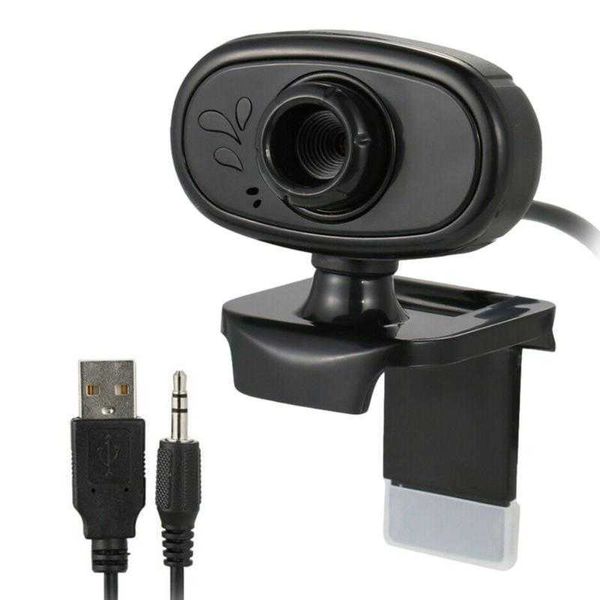 Webcams Webcam 480P Webkamera mit Mikrofonclip für Desktop-Meetings, Online-Kurse, Video-Streaming
