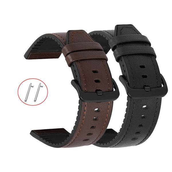Cinturini per orologi 22 Cinturino in pelle di silicone per TicWatch Pro 3 Ultra Cinturino per smartwatch GPS per TicWatch Pro 3 LTEGTX E2 S2 Cinturino per cinturino 230728