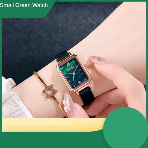 Relógios de pulso 2023 Trill Watch Live Women Web Celebrity Style Restaurando Ancient Ways Is Little Green Malachite Relógios