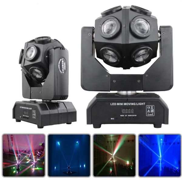 Professionelle DJ Disco Ball Lichter LED Strahl Laser Strobe 4in1 Moving Head Fußball Licht DMX Nachtclub Party Show Bühne beleuchtung236s