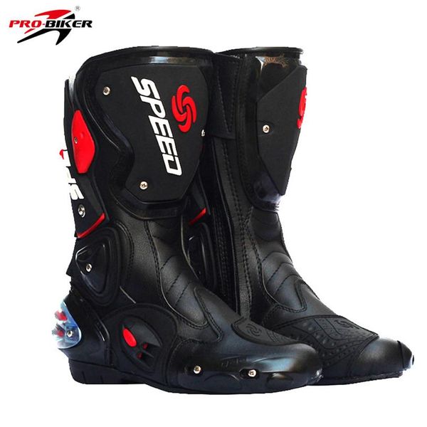 Pro Biker Motorcycle Boots Pro-Biker Speed ​​Racing Boots Motocross Водонепроницаемые езды на гонках езда на велосипеде Men52f