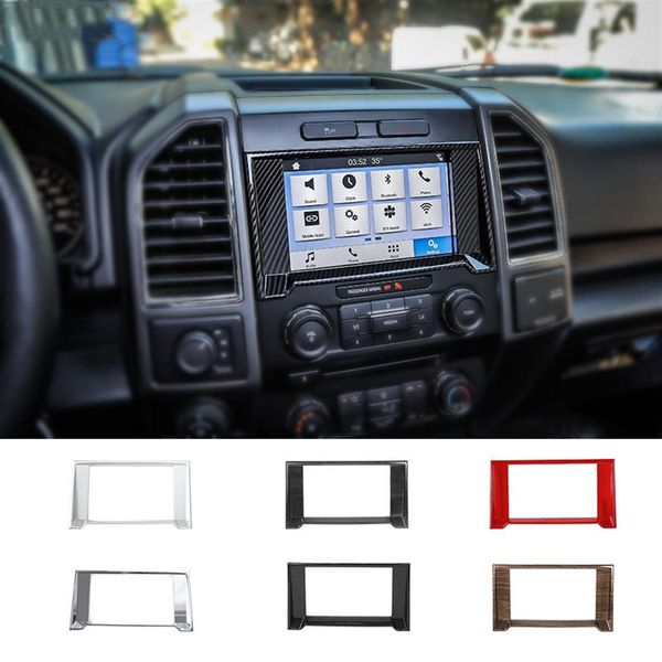 Car GPS -навигационная рама для отделки навигационной рамы для Ford F150 Car Interior Accessories230s