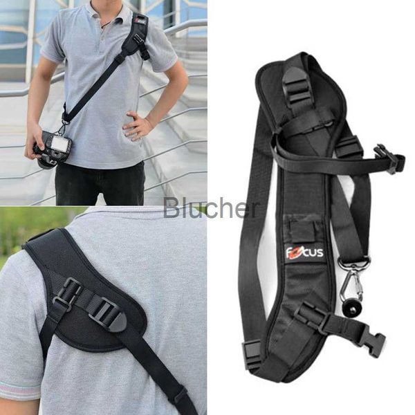 Acessórios para bolsa de câmera Foco de alta qualidade F1 Quick Carry Speed Sling Soft Shoulder Sling Belt Neck Strap For Camera DSLR Black x0727