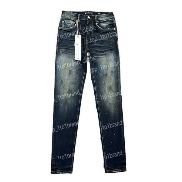 New High Quality Top Jeans Ksubi Designer Purple Jean Mens Rise Abbigliamento elastico Stretto Skinny Fashion 3 5Q20