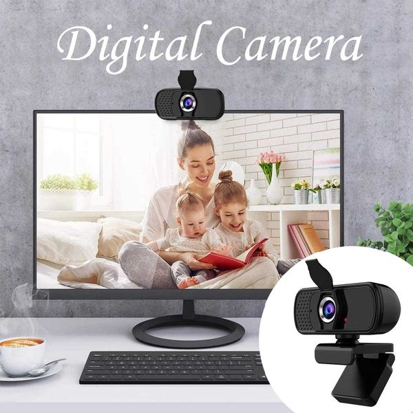 Webcams Handlid Video Kamera Mikrofonlu Webcam ile Dijital Kamera 1080p Dijital