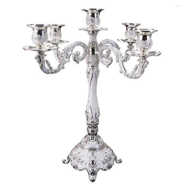 Candele 3/5 Head European Metal Holder Candlestick Ho