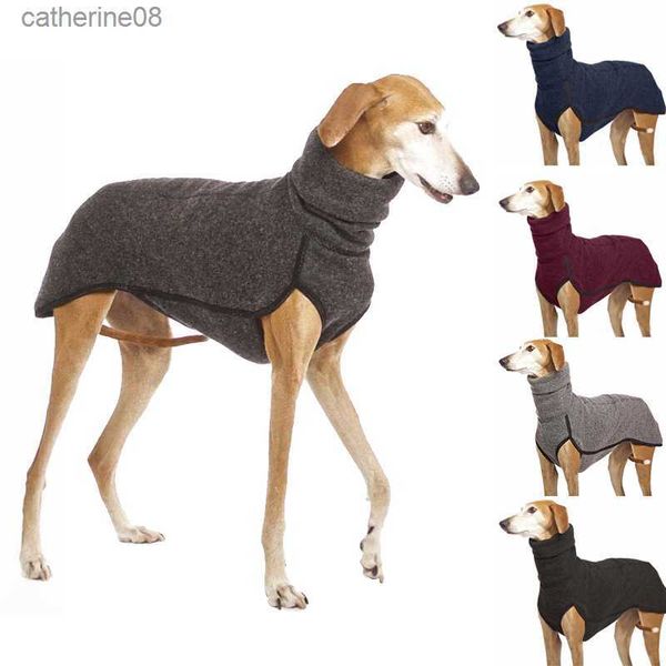 Mais novo colarinho alto médio grande casaco para cães et para cães grandes great dane galgo pitbull roupas roupas para animais de estimação ubranka dla psa l230621