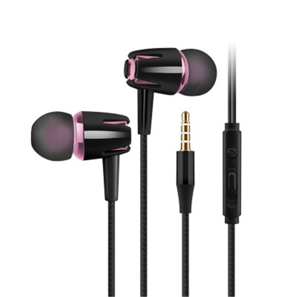 Per Xiaomi Huawei Samsung Cancellazione del rumore con microfono Auricolari Hifi Auricolari musicali Auricolari da 3,5 mm Subwoofer 1 pz